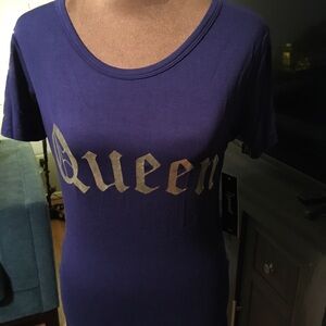 Queen Cobalt blue Graphic Tee